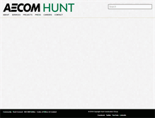 Tablet Screenshot of huntconstructiongroup.com